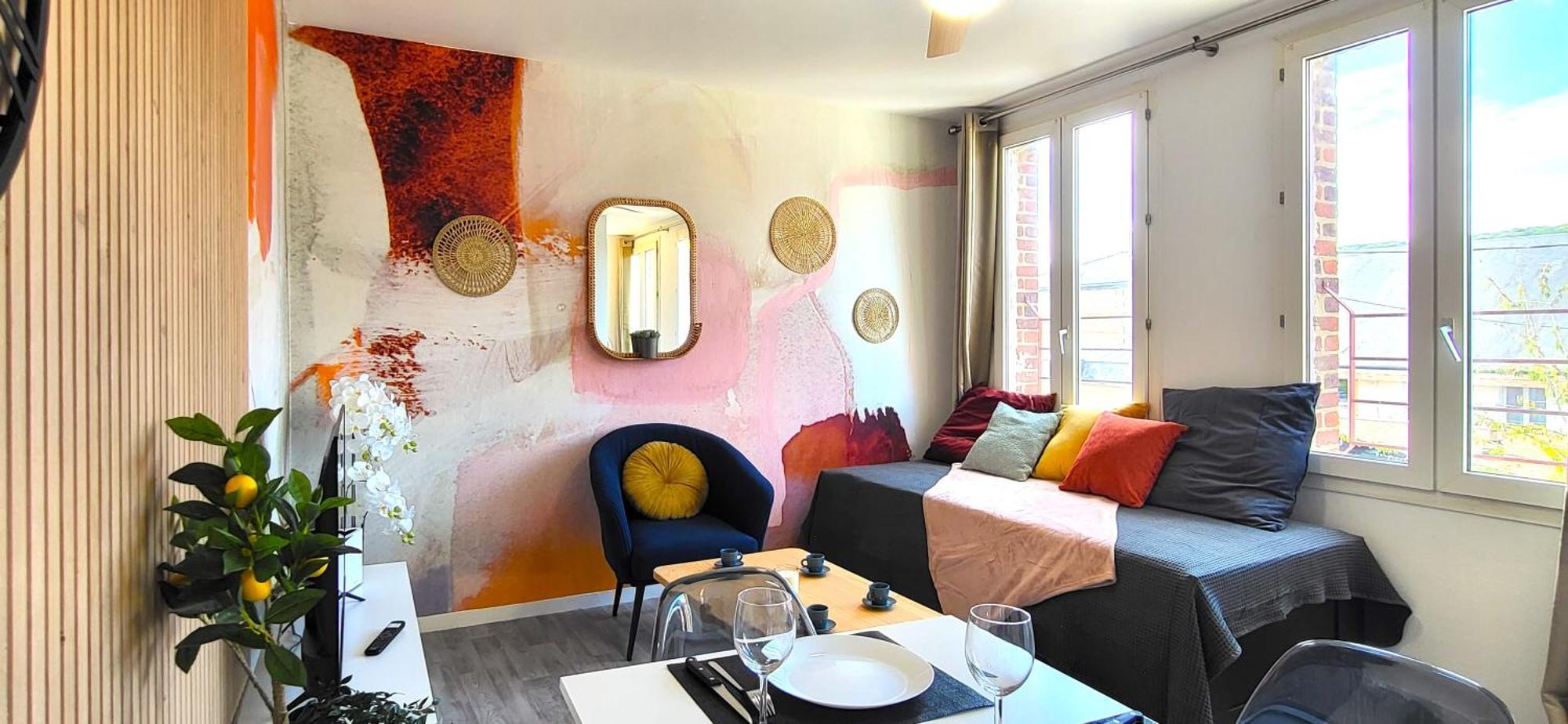 Apartamento Oxygen - Lumineux Deux-Pieces A 20Min De Rouen Caudebec-les-Elbeuf Exterior foto